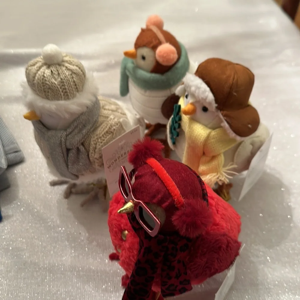 Target Wondershop 2023 Featherly bird collection Christmas Holiday total of 7